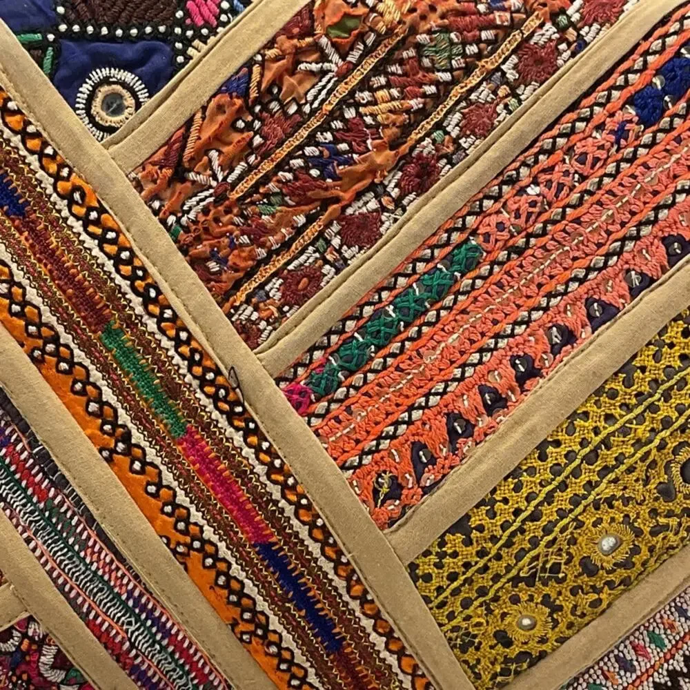 Anthropologie Tylie Malibu boho ethnic textile clutch